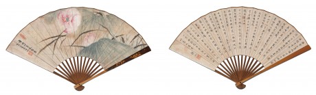 吳湖帆、潘靜淑 成扇